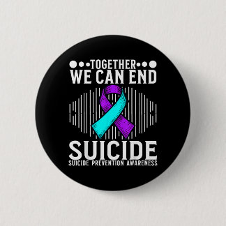 Maand Kunst Bewustzijnsondersteuning Preventie Bew Ronde Button 5,7 Cm