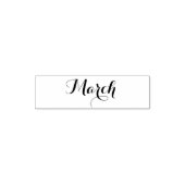 Maand: maart  zelfinktende stempel (Design)