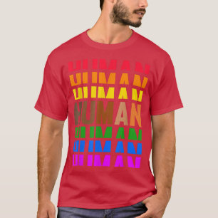 maand menselijke trots t-shirt