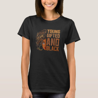Maand met jonge en zwarte geschiedenis Afro Africa T-shirt