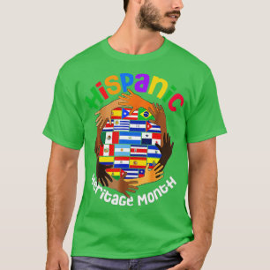 Maand nationaal erfgoed alle landen t-shirt