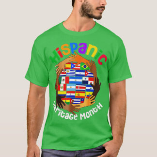 Maand nationaal erfgoed alle landen t-shirt