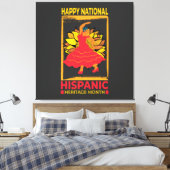 Maand nationaal erfgoed canvas afdruk (Insitu (Slaapkamer))