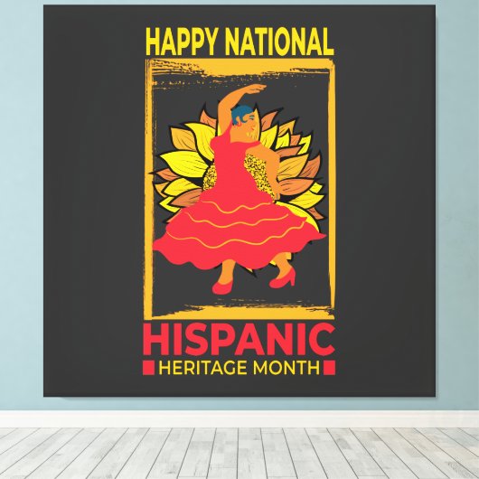 Maand nationaal erfgoed canvas afdruk (Insitu (Houten vloer))