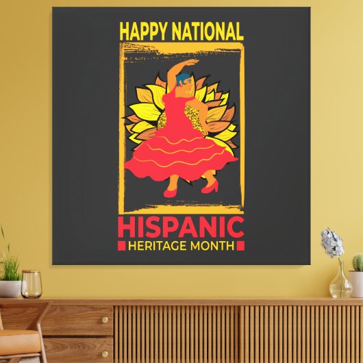 Maand nationaal erfgoed canvas afdruk (Insitu (Woonkamer))