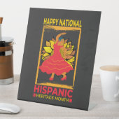 Maand nationaal erfgoed reclamebord met voetstuk (Insitu)