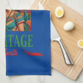 Maand nationaal erfgoed theedoek (Quarter Fold)