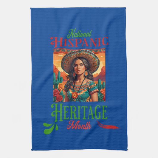 Maand nationaal erfgoed theedoek (Verticaal)