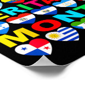 Maand nationaal erfgoed van Latijns-Amerika Poster (Hoek)