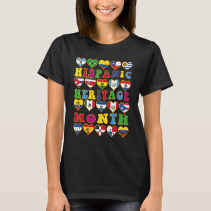 Maand nationaal erfgoed van Latijns-Amerika T-shirt