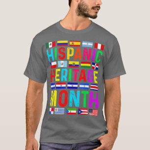 Maand nationaal erfgoed van Latijns-Amerika T-shirt