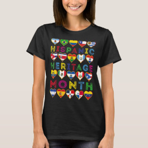 Maand nationaal erfgoed van Latijns-Amerika T-shirt