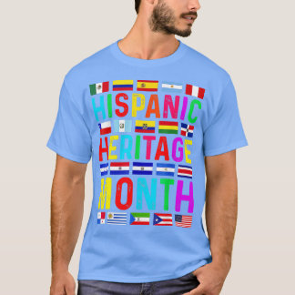 Maand nationaal erfgoed van Latijns-Amerika T-shirt