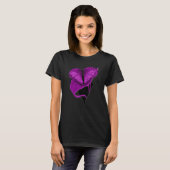 maand oktober Paars B T-shirt (Voorkant volledig)