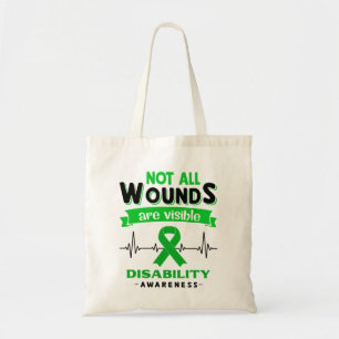 Maand Ribbon-cadeautjes voor gehandicapten Tote Bag