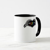 Maand Skelet Hart Handen LGBTQIA Mok (Voorkant rechts)