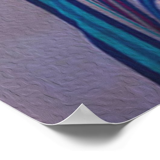 Maand van Adar Hebrew Simcha Shofar Art Print (Hoek)