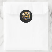 Maand van autisme de verbinding van de Bewustmakin Ronde Sticker (Tas)