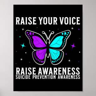 Maand van bewustwording ondersteuning preventie be poster