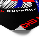 Maand van bewustwording van CHD bij jongere zus Ha Poster (Hoek)