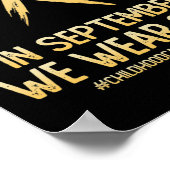 maand van bewustwording van kinderkanker in septem poster (Hoek)