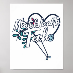 Maand van bewustwording van psychische gezondheid poster
