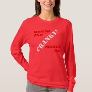 Maand van boekhoud en financiën Eind Goedkeuring T-shirt