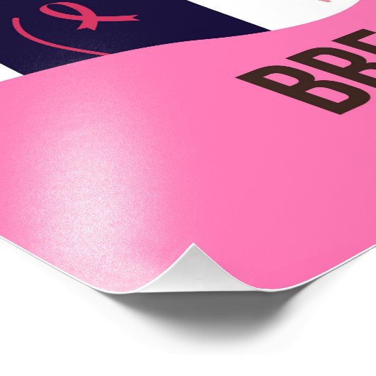 Maand van borstkanker foto afdruk (Hoek)