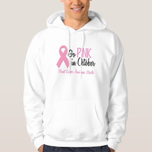 Maand van borstkanker hoodie (Voorkant)