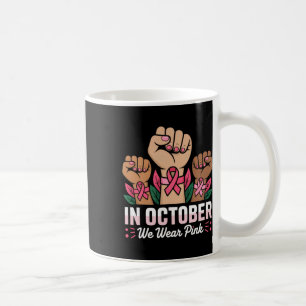 Maand van borstkanker in oktober Draag we P Koffiemok