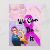 Maand van borstkanker, Rosie de Riveter Briefkaart (Voorkant)