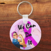 Maand van borstkanker, Rosie de Riveter Sleutelhanger (Voorkant)