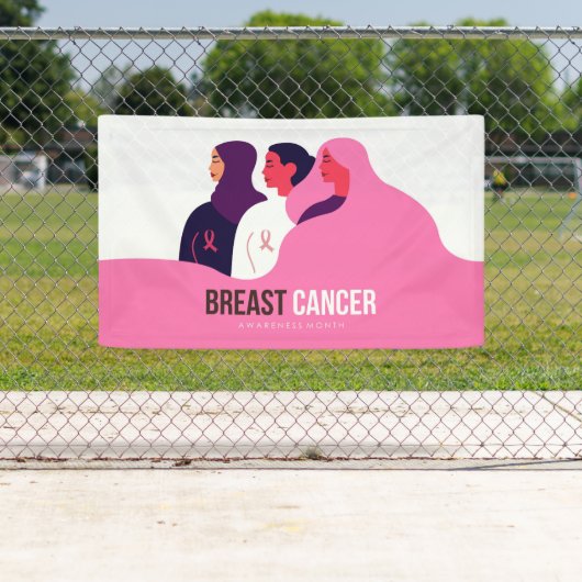 Maand van borstkanker spandoek (Insitu)