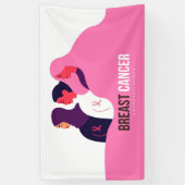 Maand van borstkanker spandoek (Verticaal)