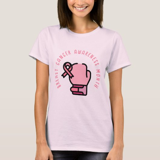 Maand van borstkanker t-shirt (Voorkant)