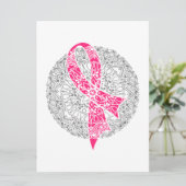 Maand van borstkanker Vrouwenoncologie Kaart (Staand voorkant)