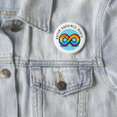 Maand van de Autisme Acceptatie Ronde Button 5,7 Cm (In situ)