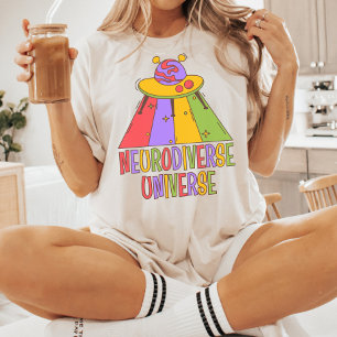 maand van de autisme Neurodivers universum T-shirt