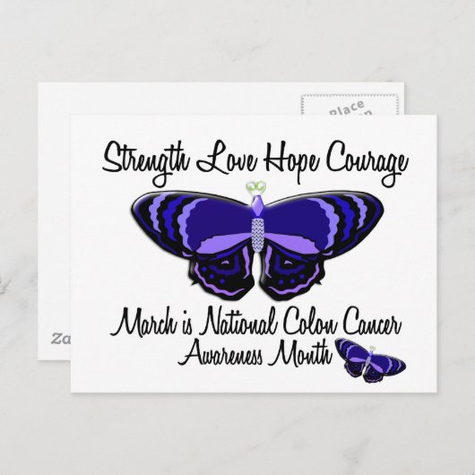 Maand van de Bewustmafbeelding van de Kanker van C Briefkaart (Voorkant / Achterkant)