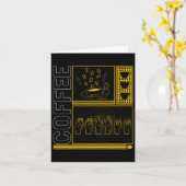 Maand van de bewustwording Coffee Dove Asl Liefheb Kaart (Gele Bloem)