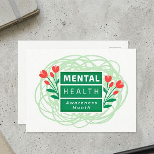 Maand van de Geestelijke Gezondheidsbewustzijn Briefkaart