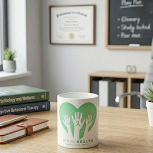 Maand van de geestelijke gezondheidszorg koffiemok
