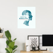 Maand van de geestelijke gezondheidszorg poster (Thuiskantoor)