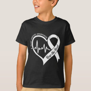 Maand van de hartgezondheid coronaire hartziekte c t-shirt