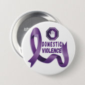 Maand van de maand van de bewustmaking van huiseli ronde button 7,6 cm (Voorkant /achterkant)