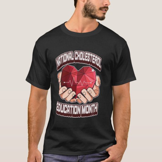Maand van de Nationale Cholesterolverhoging Hartzi T-shirt (Voorkant)
