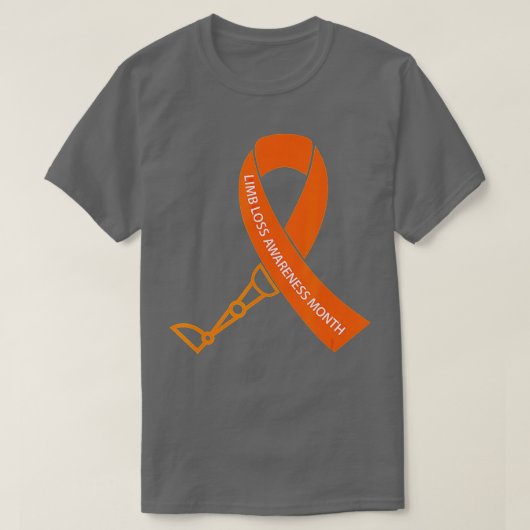 Maand van de Waarschuwing van het Limb Verlies T-shirt (Design voorkant)