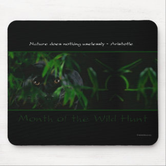 Maand van de Wilde Hunt Mousepad Muismat
