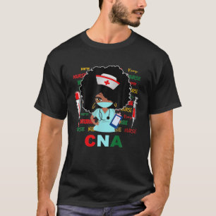 Maand van de zwarte cnv-nurse cnv t-shirt