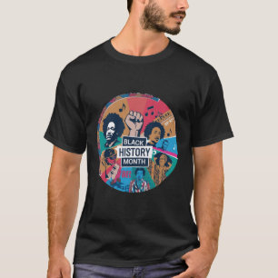 Maand van de zwarte geschiedenis bord t-shirt